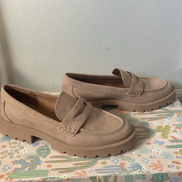 Taupe/tan A New Day loafers with memory foam insole - Picture 2 of 2